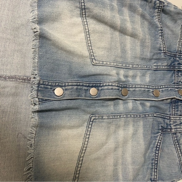 Cloth & Stone Anthropologie Cloth & Stone denim Jean skirt size 28 - Picture 2 of 4